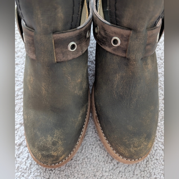 Freebird by Steven Carsen Ankle Boot Women's Size 7 Leather Distressed Bohemian - Picture 8 of 14